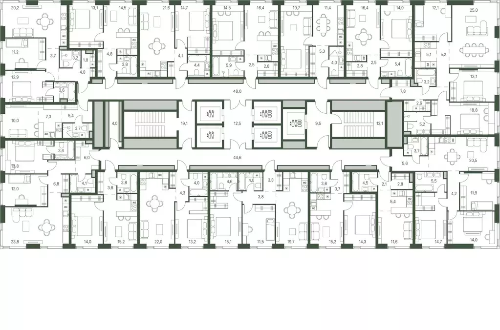 1-к кв. Москва Моментс жилой комплекс, к2.1 (36.8 м) - Фото 1