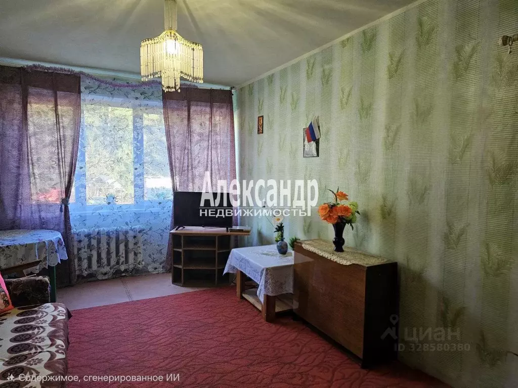 3-к кв. Ленинградская область, Выборгский район, Полянское с/пос, пос. ... - Фото 1