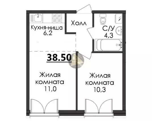 1-комнатная квартира: Санкт-Петербург, набережная Обводного канала, ... - Фото 1