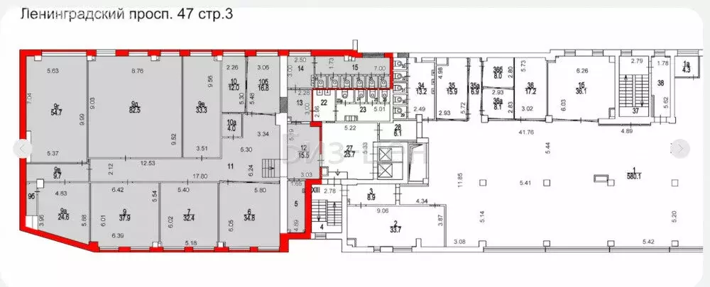 Офис (527 м) - Фото 1