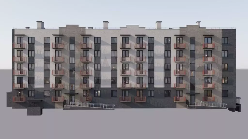 1-к. квартира, 23,2 м, 3/5 эт. - Фото 1