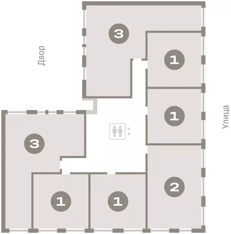3-комнатная квартира: Тюмень, жилой комплекс Республики 205 (60.69 м) - Фото 1