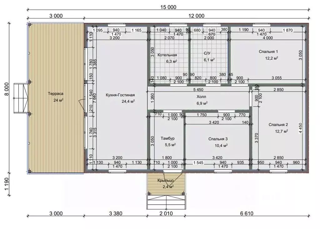 Дом в Нижегородская область, Нижний Новгород Мыза СНТ, 55 (109 м) - Фото 2