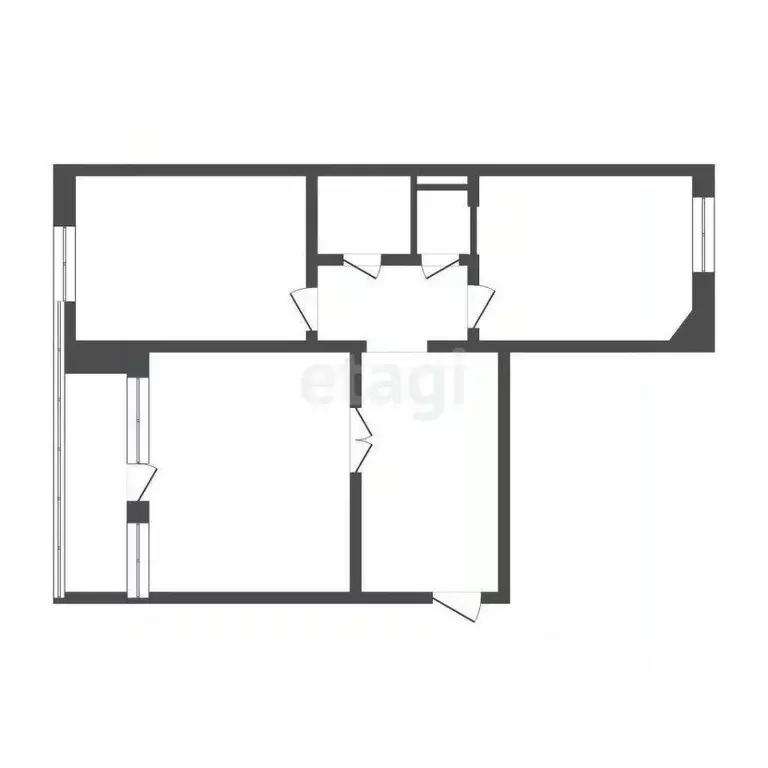 2-к кв. Ульяновская область, Ульяновск ул. Артема, 29 (52.9 м) - Фото 1