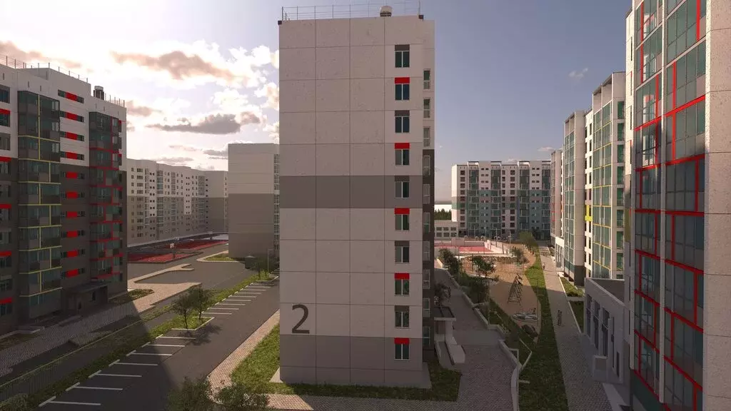 1-комнатная квартира: Екатеринбург, жилой район Кольцово, жилой ... - Фото 2