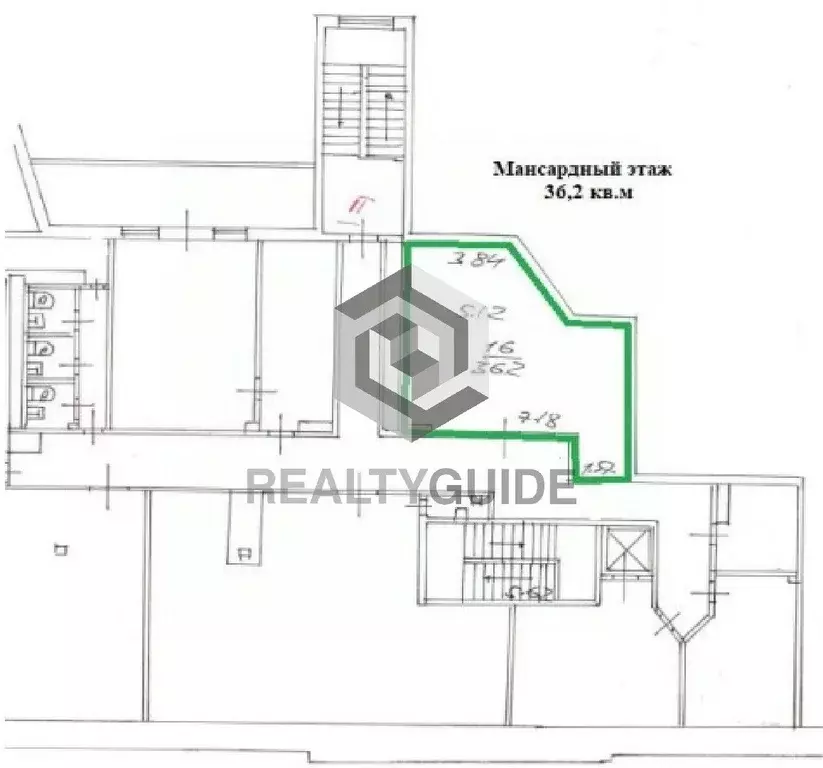 Офис в Москва Старая Басманная ул., 38/2С1 (36 м) - Фото 1