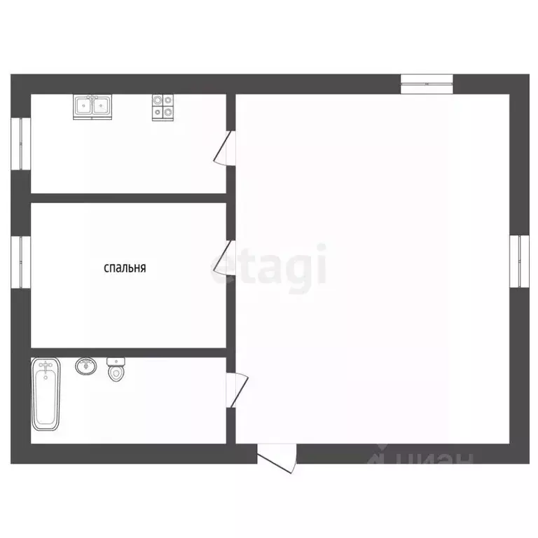 Дом в Севастополь Бастион садоводческое товарищество, 212 (46 м) - Фото 2