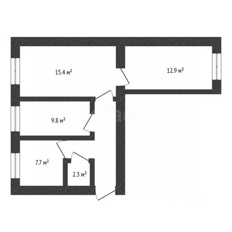 3-к кв. Нижегородская область, Дальнеконстантиновский муниципальный ... - Фото 2
