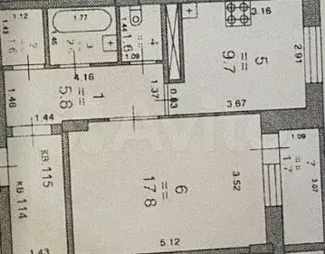 1-к. квартира, 41 м, 6/17 эт. - Фото 0