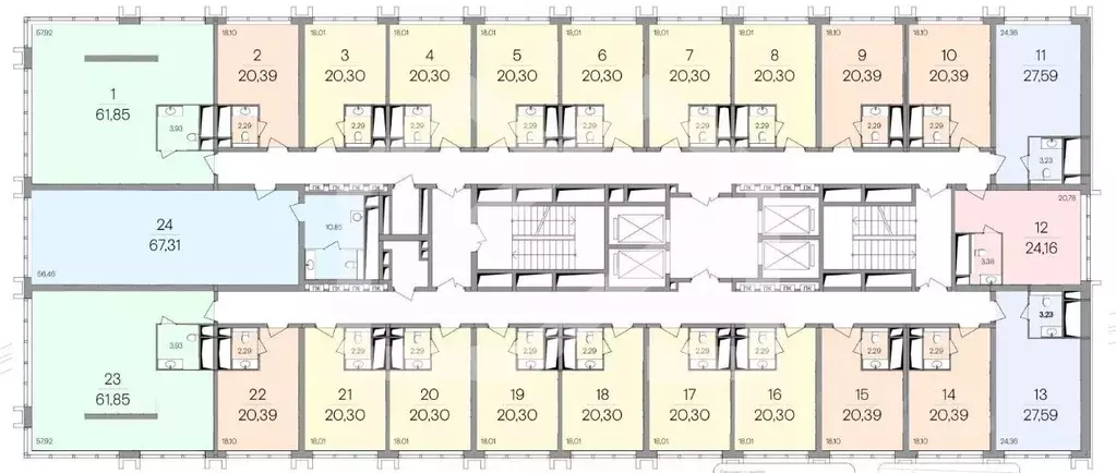 Офис в Московская область, Котельники Новорязанское ш., 6В (62 м) - Фото 2