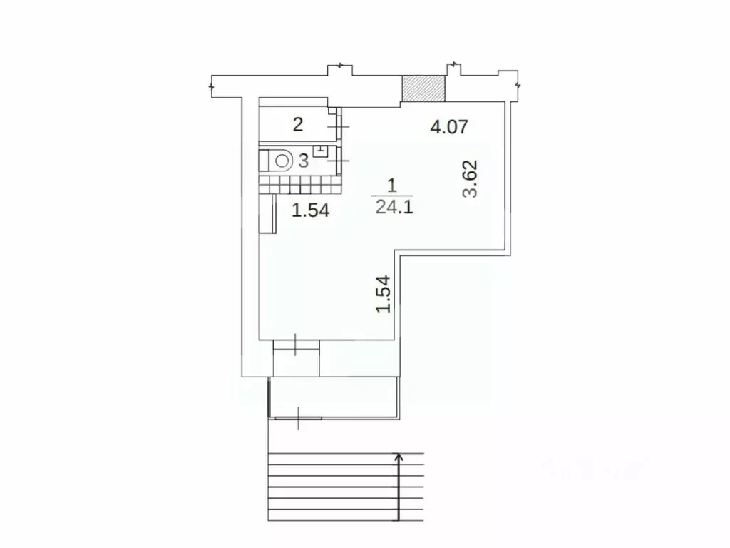 Помещение свободного назначения в Москва ул. Мастеркова, 3 (32 м) - Фото 2