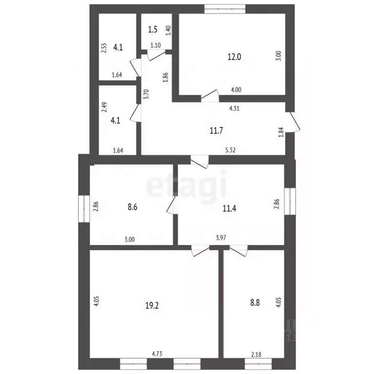 Дом в Тюменская область, Ялуторовск ул. Ворошилова, 15 (86 м) - Фото 2