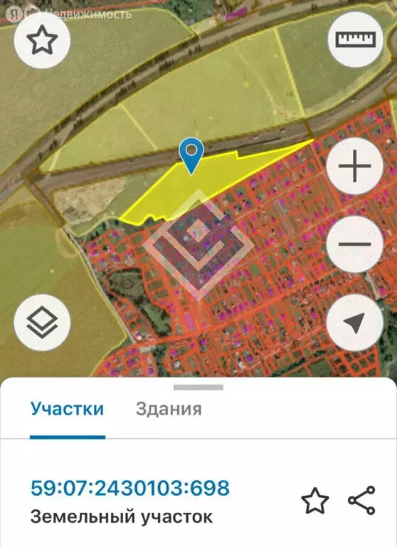 Участок в Пермский край, Краснокамский муниципальный округ, деревня ... - Фото 2