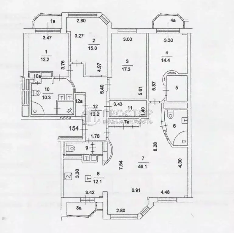 5-к кв. Москва Мичуринский просп., 5 (165.0 м) - Фото 2
