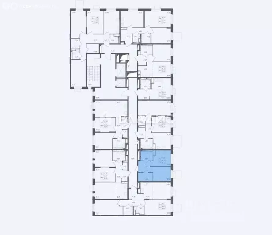 1-комнатная квартира: деревня Юрлово, к1/1 (32.33 м) - Фото 0