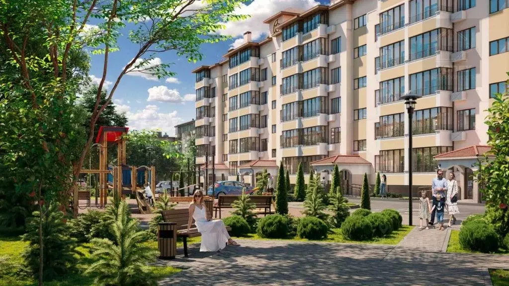 1-к кв. Крым, Феодосия пер. Индустриальный, 4 (41.6 м) - Фото 1