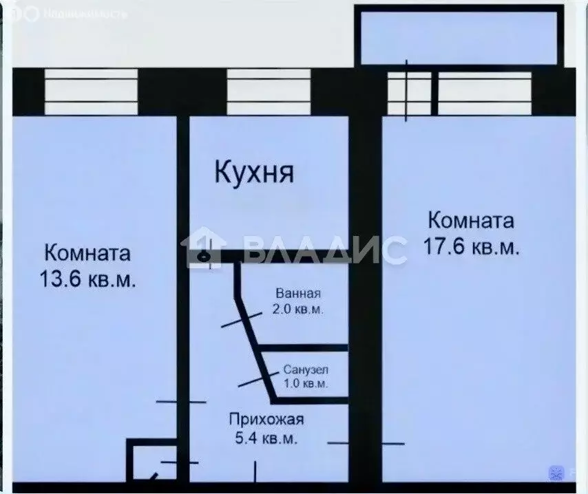 2-комнатная квартира: Ковров, Муромская улица, 31 (46 м) - Фото 1