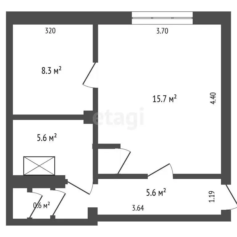 2-комнатная квартира: Архангельск, микрорайон Левый Берег, Новый ... - Фото 1