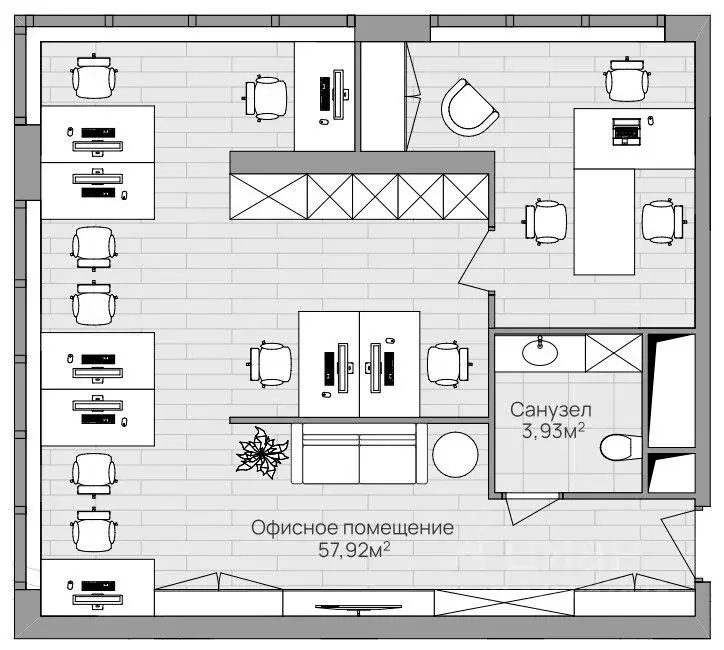 Офис в Московская область, Котельники  (62 м) - Фото 2