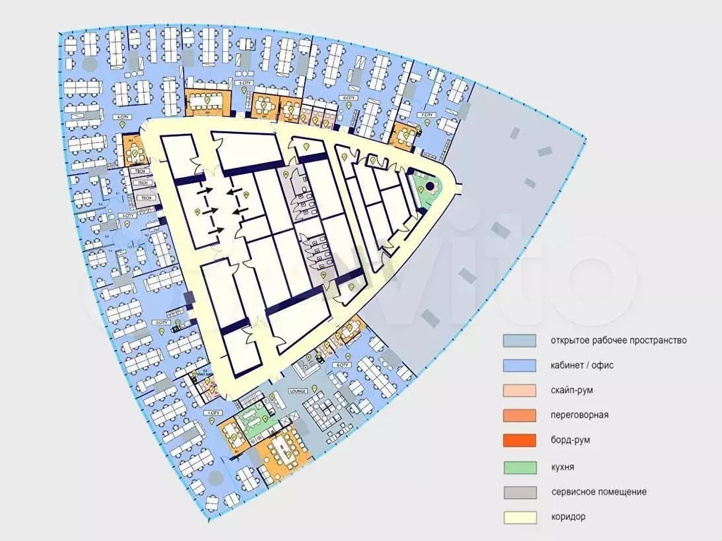 Аренда офиса 150 м2 м. Деловой центр в цао в - Фото 0