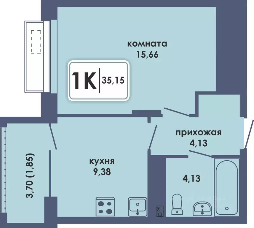 1-к кв. Пермский край, Пермь Камская Долина мкр, Аксиома жилой ... - Фото 0