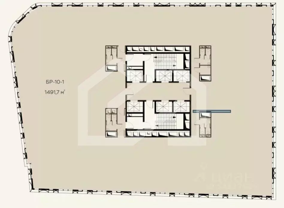 Помещение свободного назначения в Москва Холодильный пер., 3к1 (1492 ... - Фото 2