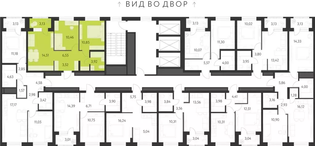 2-комнатная квартира: Екатеринбург, микрорайон Академический, 3-й ... - Фото 2