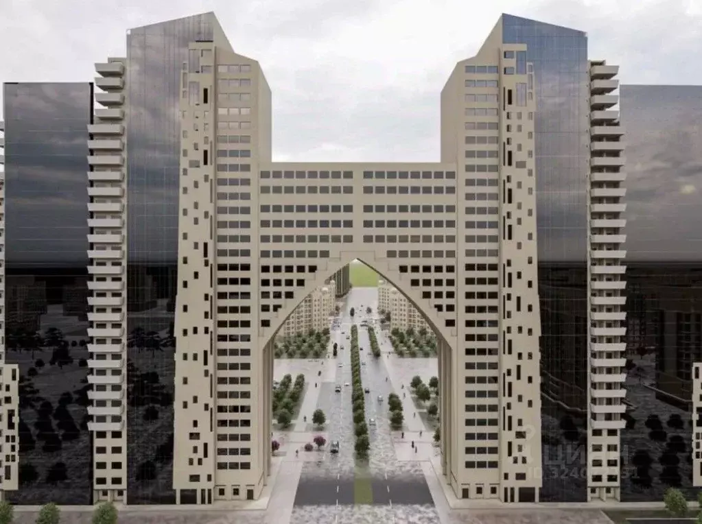 1-к кв. Чеченская республика, Грозный ул. Асланбека Шерипова, 70 (48.7 ... - Фото 1