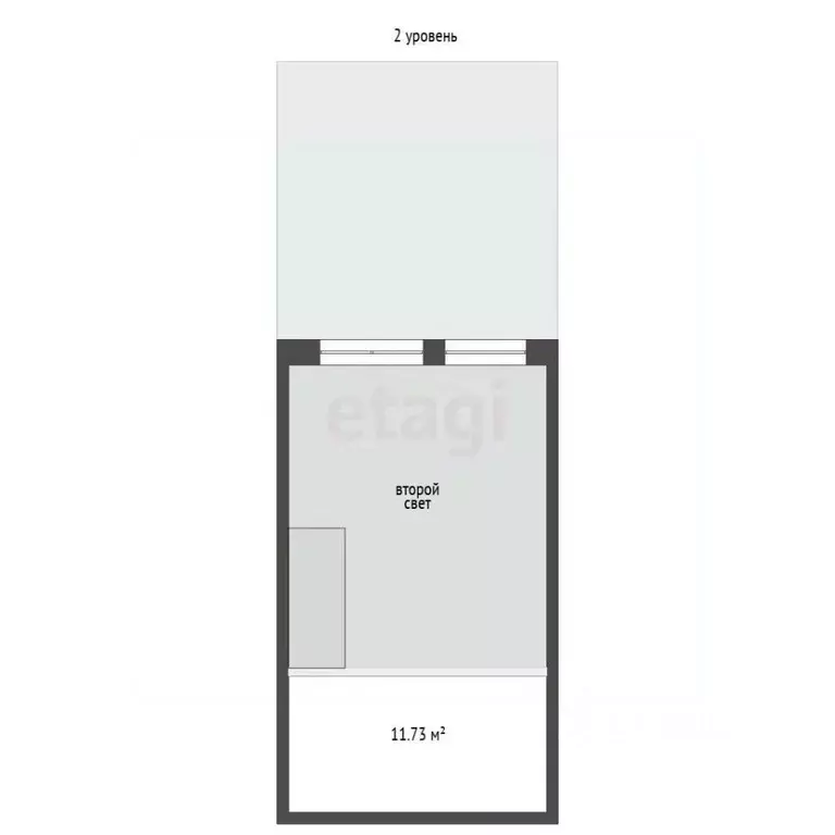 1-к кв. Тюменская область, Тюмень ул. Краснооктябрьская, 8 (46.0 м) - Фото 1
