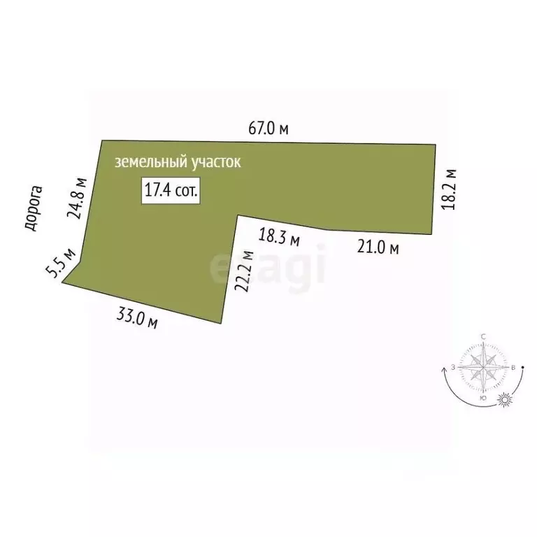 Участок в Башкортостан, Стерлитамакский район, Красноярский сельсовет, ... - Фото 2