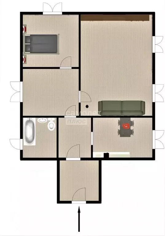 Дом в Пензенская область, Каменский район, с. Варваровка ул. Победы, ... - Фото 2