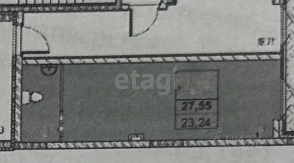 Торговая площадь в Татарстан, Казань ул. Рауиса Гареева, 127 (28 м) - Фото 2