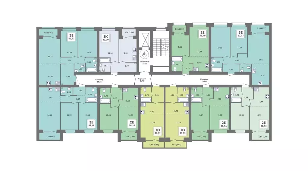 Студия Пермский край, Пермь Кировоградская ул., 28 (30.31 м) - Фото 2