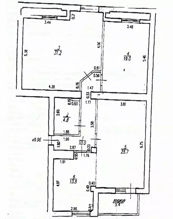 3-к кв. Башкортостан, Уфа ул. Рихарда Зорге, 70 (104.2 м) - Фото 2
