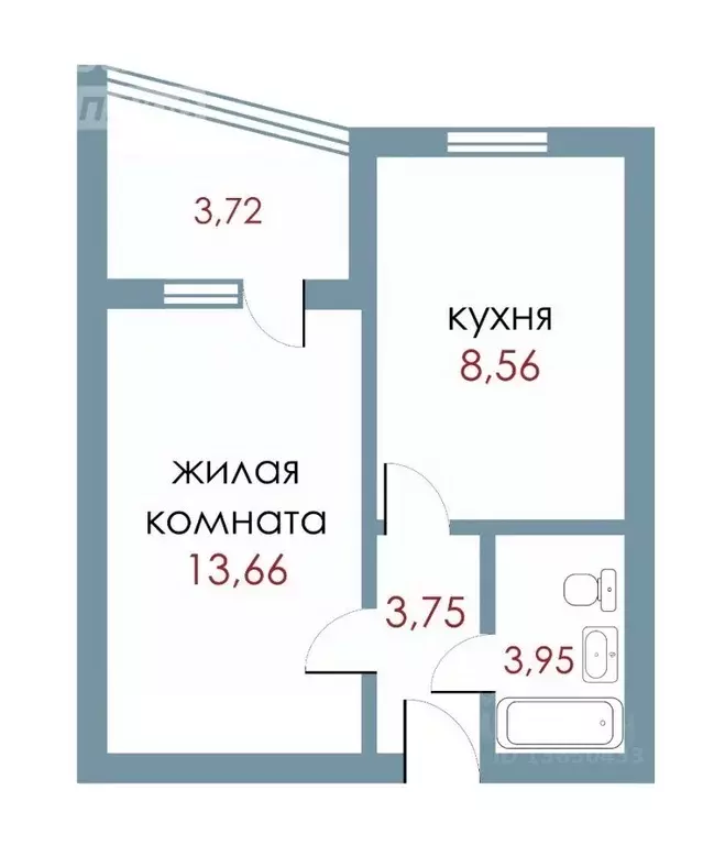 1-к кв. Ульяновская область, Ульяновск ул. Юго-западная, 16 (32.0 м) - Фото 1