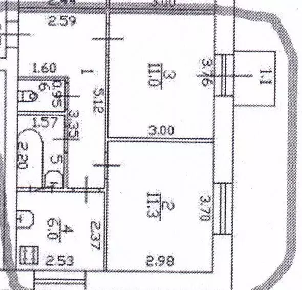 2-к кв. Санкт-Петербург ул. Седова, 97К7 (41.2 м) - Фото 1