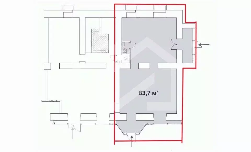 Помещение свободного назначения в Москва Брянская ул., 12 (84 м) - Фото 2