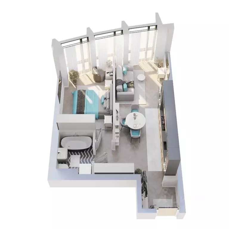 1-к кв. Иркутская область, Иркутск Октябрьский округ, Звезды жилой ... - Фото 1