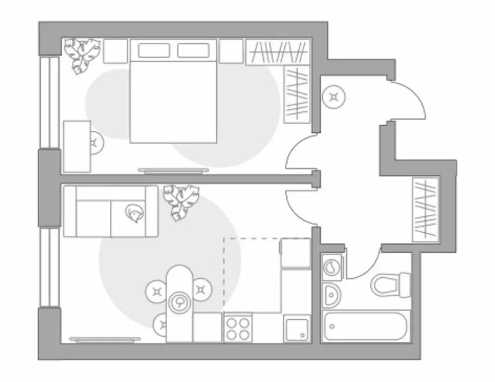 2-комнатная квартира: Красногорск, жилой комплекс Ильинойс, к1 (39.48 ... - Фото 1
