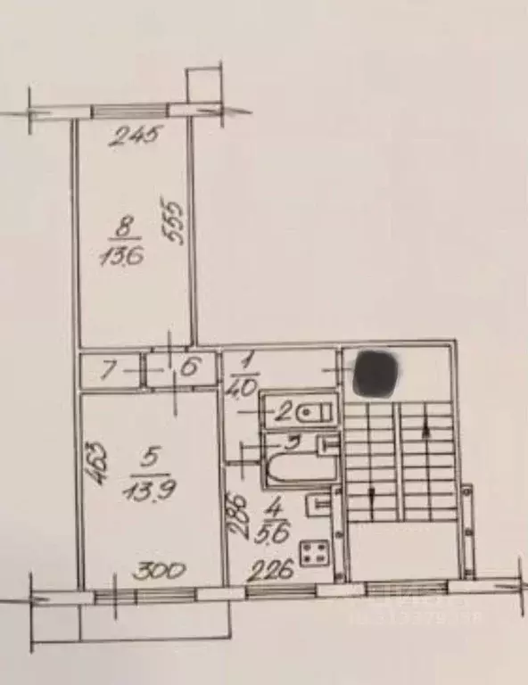 2-к кв. Новосибирская область, Новосибирск ул. Гоголя, 184/1 (44.0 м) - Фото 0