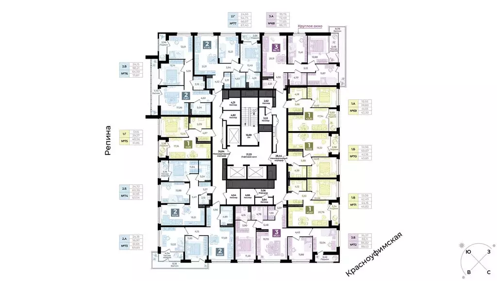 1-комнатная квартира: Екатеринбург, переулок Ударников, 33 (43.3 м) - Фото 0