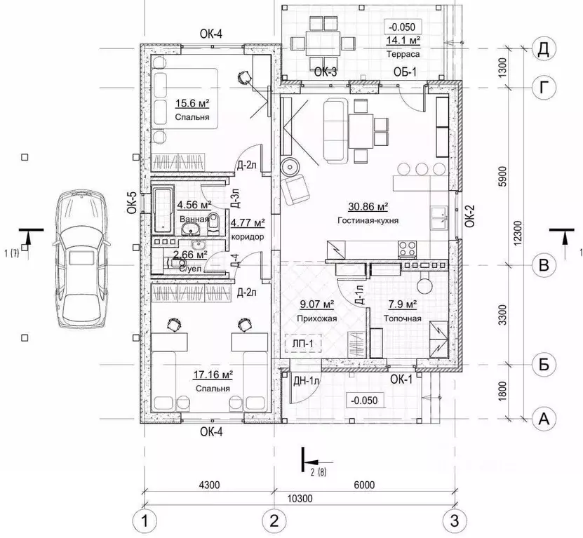 Дом в Курская область, Курский район, Моковский сельсовет, д. 1-я ... - Фото 2