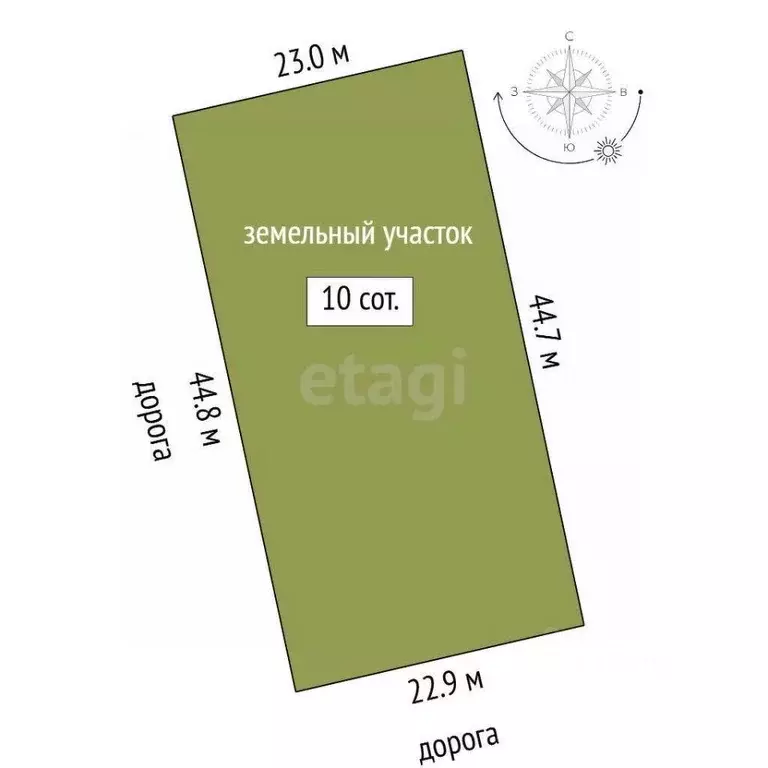 Участок в Свердловская область, Талица  (10.0 сот.) - Фото 2