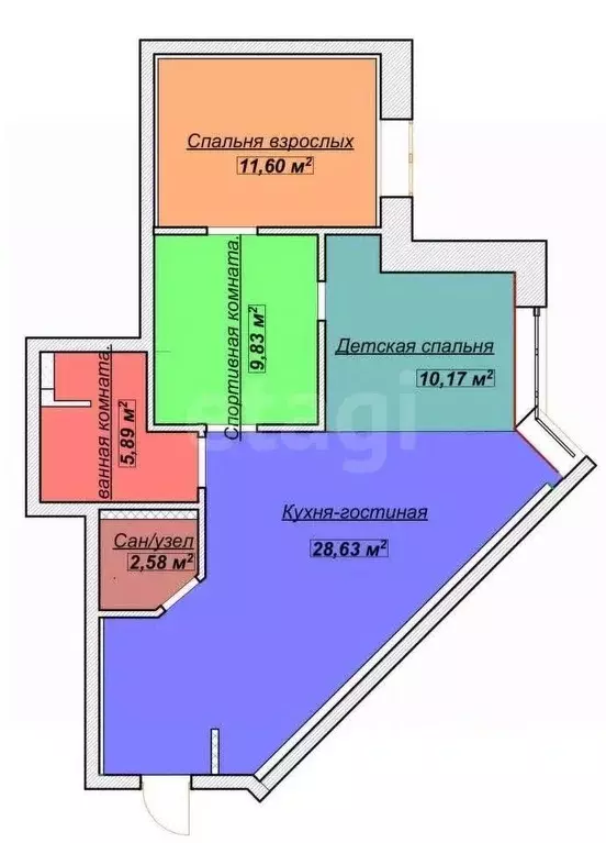 2-к кв. Московская область, Балашиха Салтыковка мкр, ул. ... - Фото 2