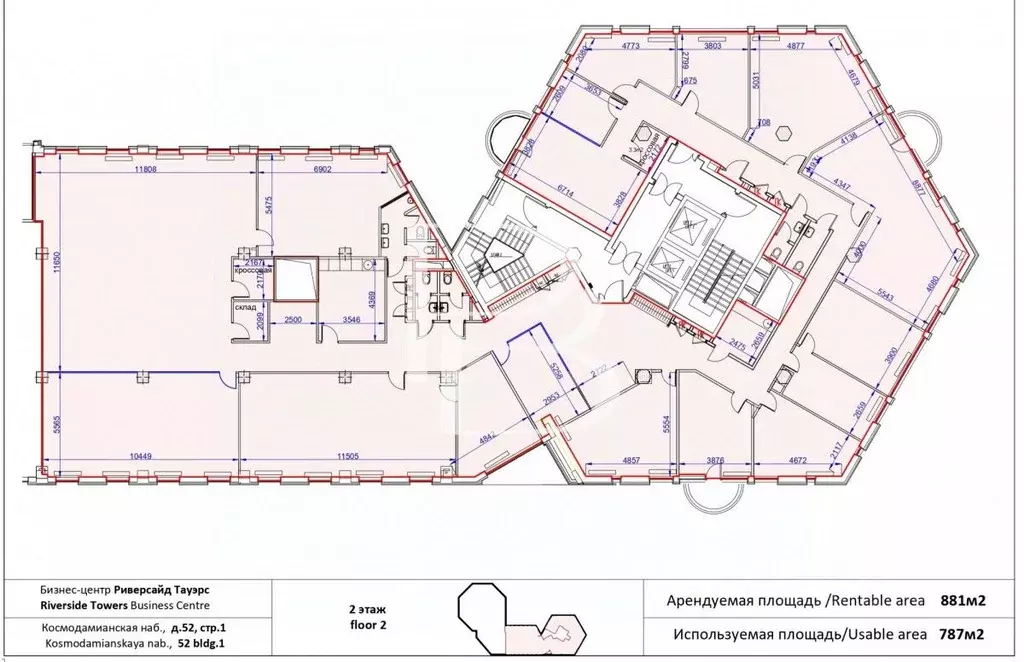 Офис в Москва Космодамианская наб., 52С6 (881 м) - Фото 1