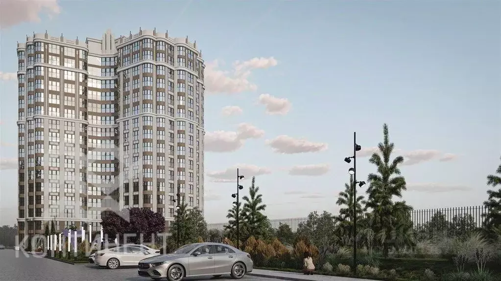 2-к кв. Крым, Симферополь Скай Парк жилой комплекс (72.18 м) - Фото 1