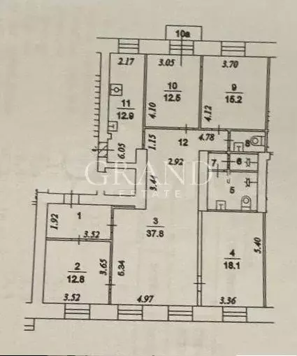 4-к. квартира, 134 м, 6/8 эт. - Фото 0