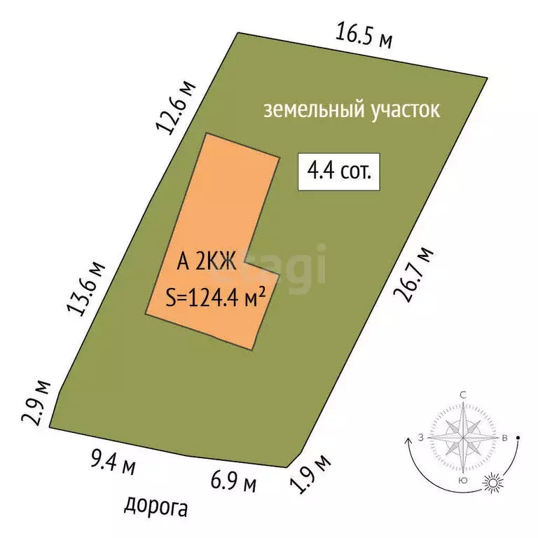 Дом в Тюмень, садовое товарищество Корабельщик, Гороховая улица (124.4 ... - Фото 0