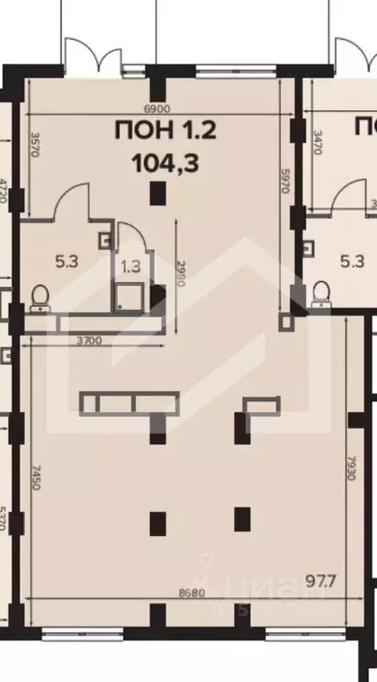 Торговая площадь в Москва Ленинградское ш., 228к4 (104 м) - Фото 2