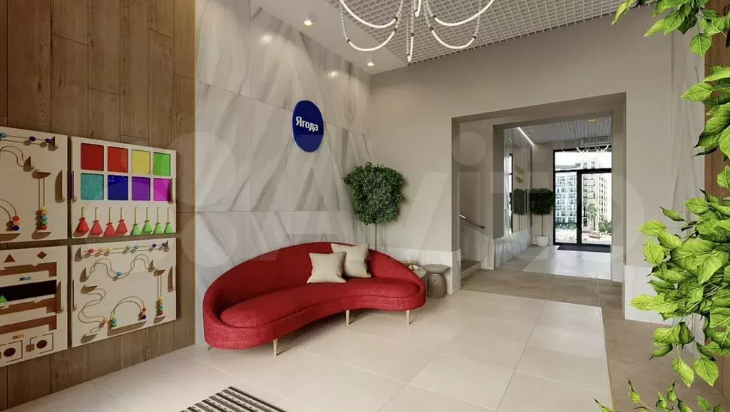 2-к. квартира, 67,1 м, 6/9 эт. - Фото 1